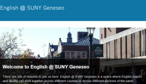 English at SUNY Geneseo
